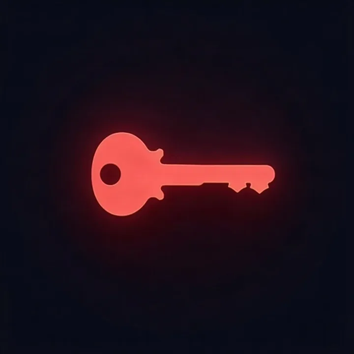 Illustration of a stream key connecting to a broadcast