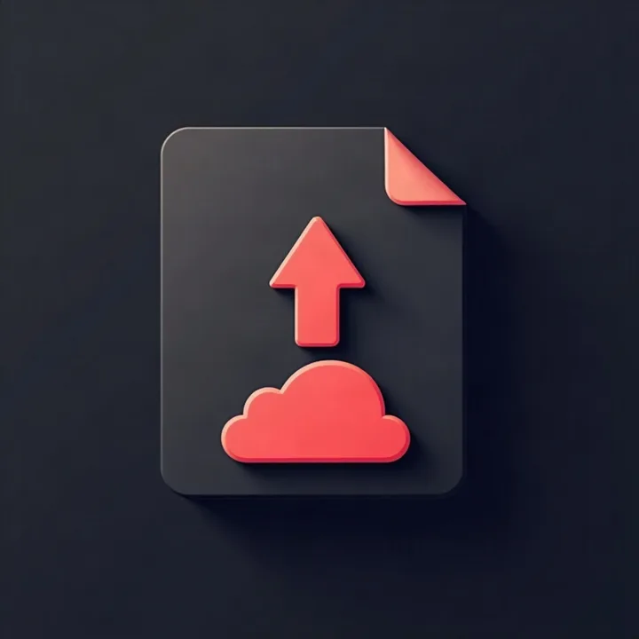 Illustration of re-uploading a video file